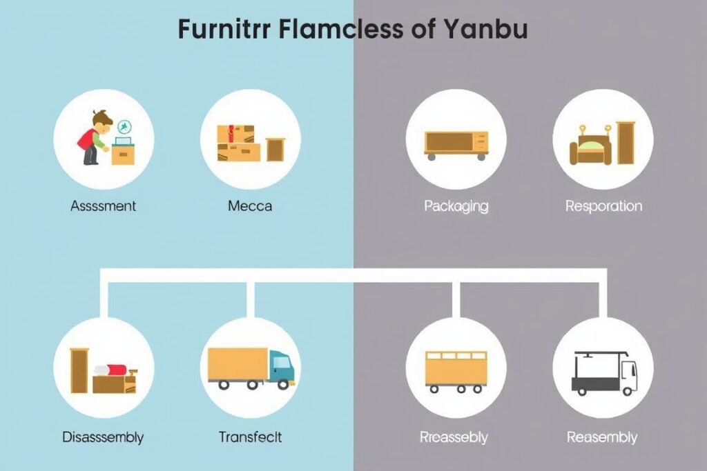 مراحل نقل عفش من مكة إلى ينبع