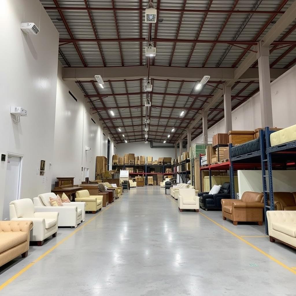 مستودعات الشركة العربية المجهزة لتخزين الأثاث بشكل آمن في جدة