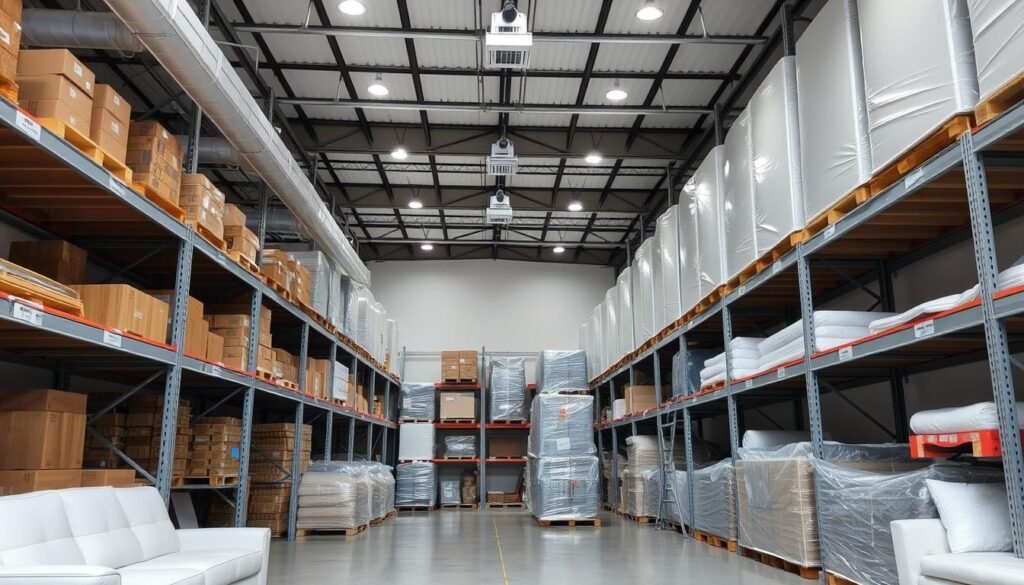 مستودعات تخزين العفش الآمنة التابعة لشركة نقل عفش من مكة إلى جدة الجديدة