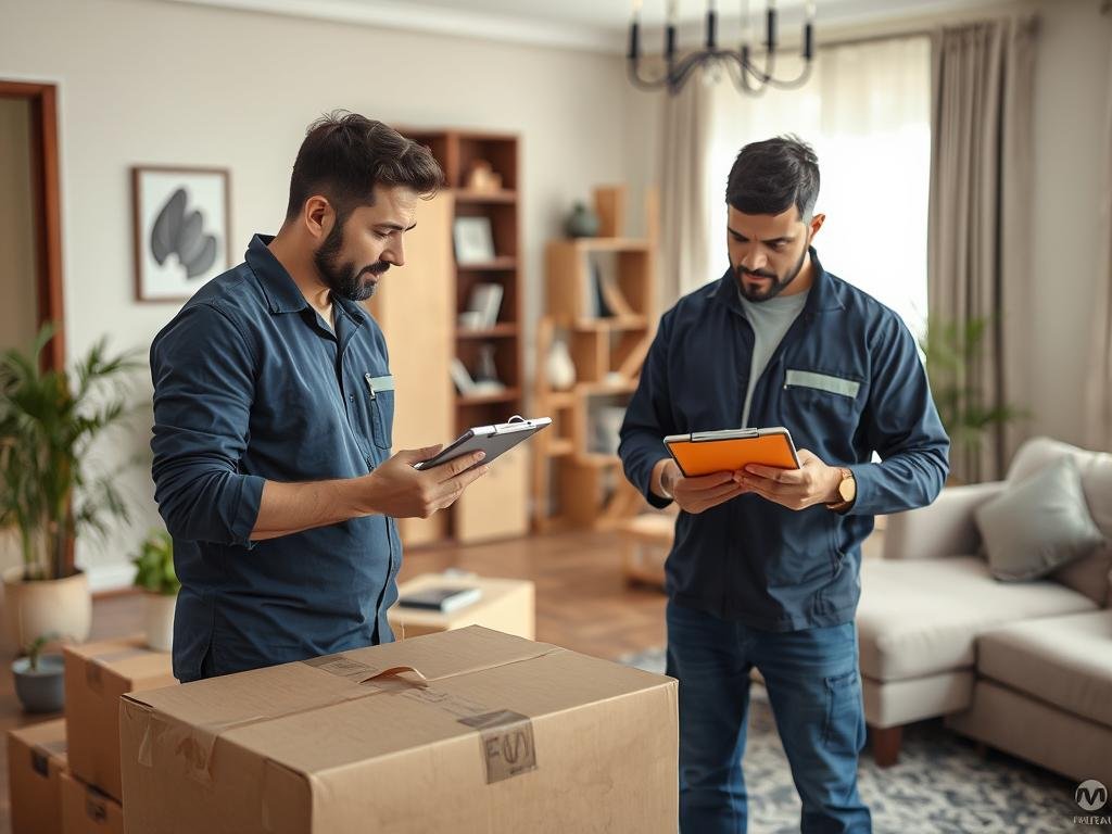 معاينة وتقييم العفش قبل النقل