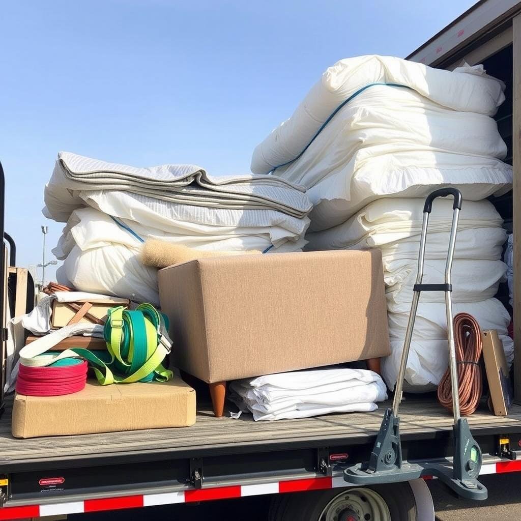 معدات حديثة لنقل العفش من مكة إلى الخبر