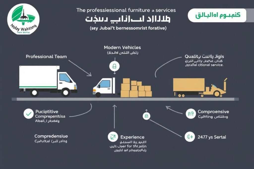 مميزات خدمة نقل العفش من الجبيل إلى أبها