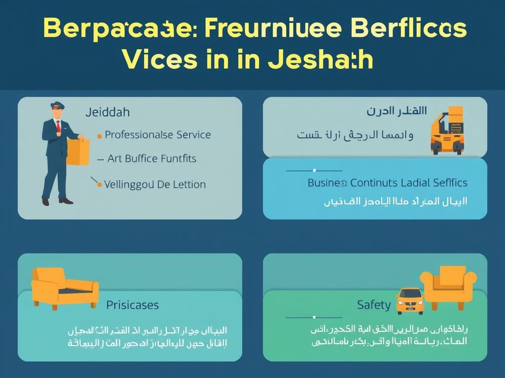 مميزات نقل أثاث الشركات داخل جدة مع الشركة العربية