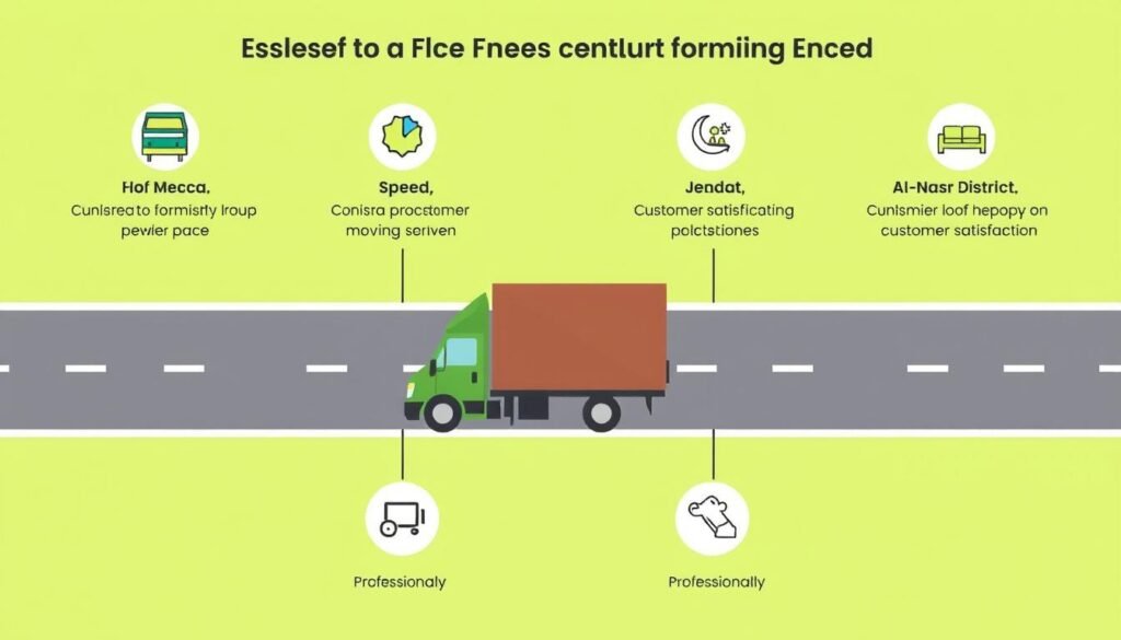 مميزات نقل عفش من مكة إلى حي النصر جدة