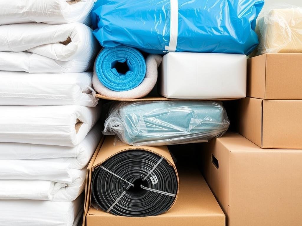 مواد التغليف المستخدمة في الشركة العربية لنقل أثاث إلكترونيات وأجهزة منزلية داخل جدة