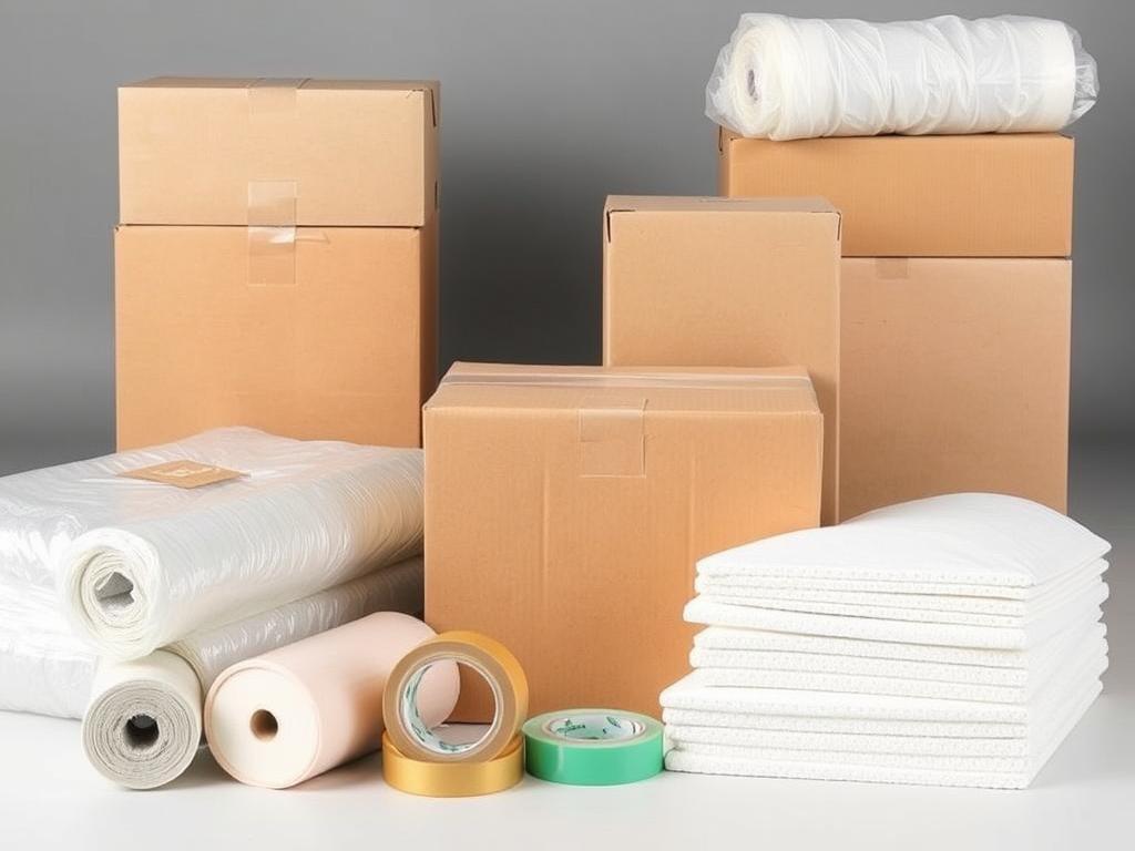 مواد التغليف المستخدمة في نقل العفش