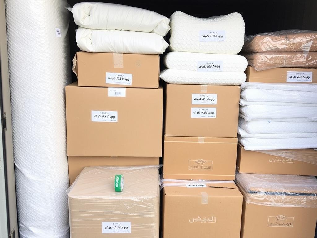 مواد تغليف عالية الجودة لنقل العفش من الجبيل إلى العمران