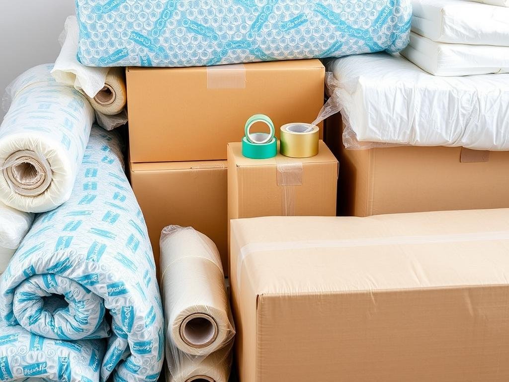 مواد تغليف عالية الجودة لنقل العفش من الجبيل إلى القصيم