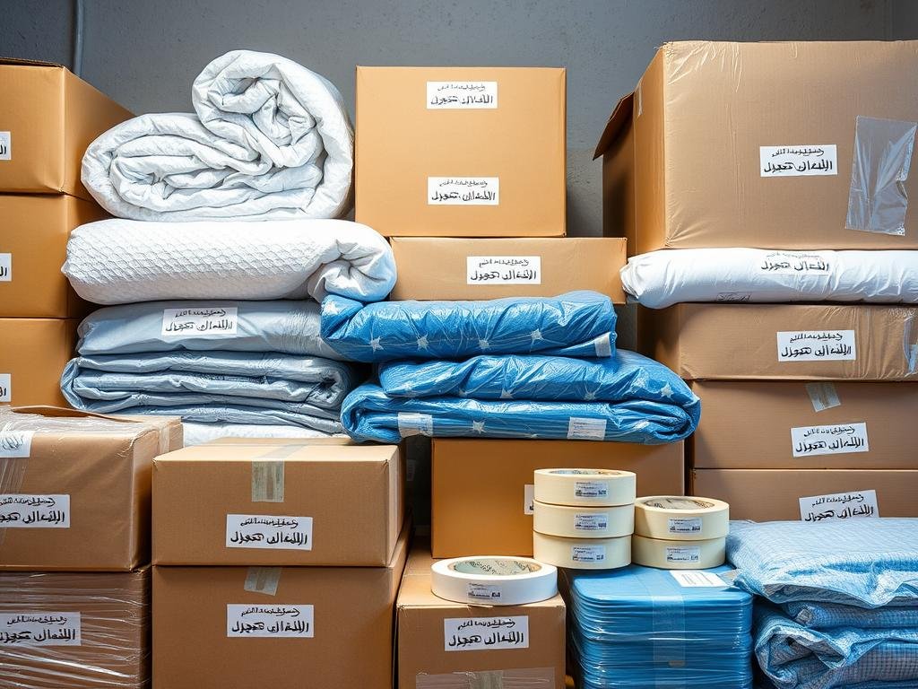 مواد تغليف عالية الجودة لنقل العفش من مكة إلى حي المنار جدة
