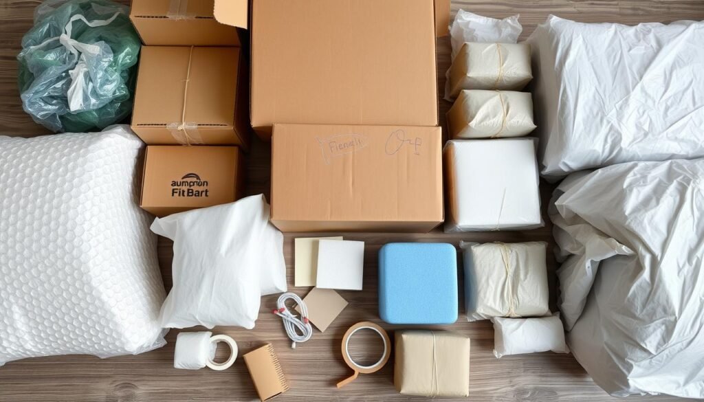 مواد تغليف متطورة لنقل العفش من الجبيل إلى عرعر