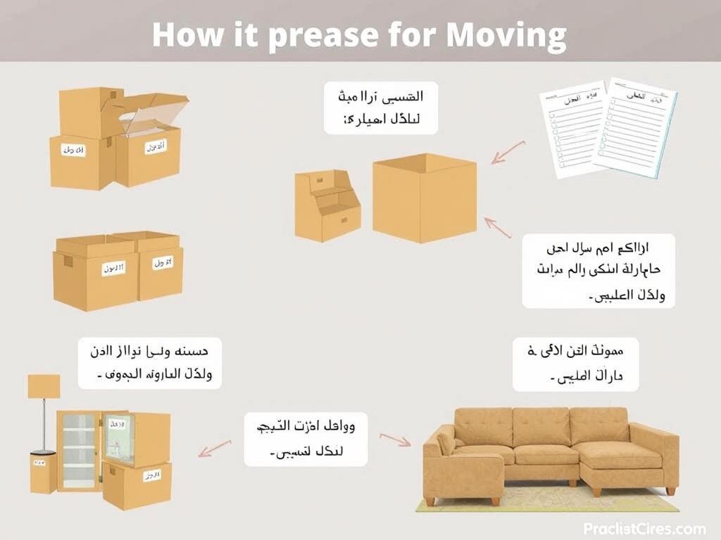 نصائح عملية لتحضير العفش قبل نقله من الجبيل إلى تبوك