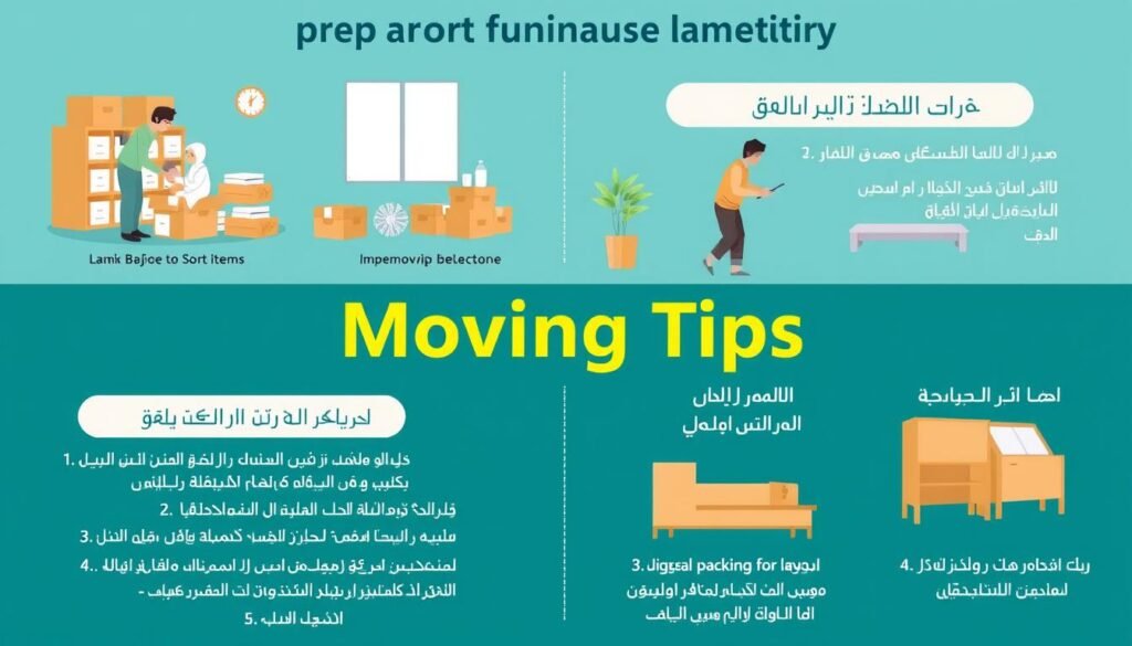 نصائح لتحضير العفش قبل نقله من مكة إلى حي البغدادية الغربية جدة