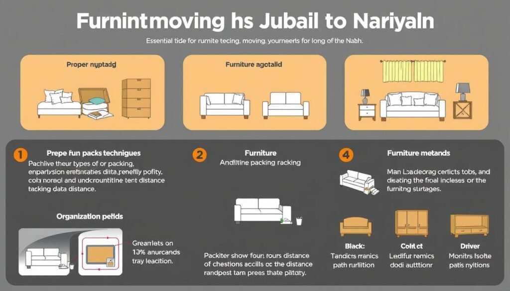نصائح لنقل العفش من الجبيل إلى النعيرية