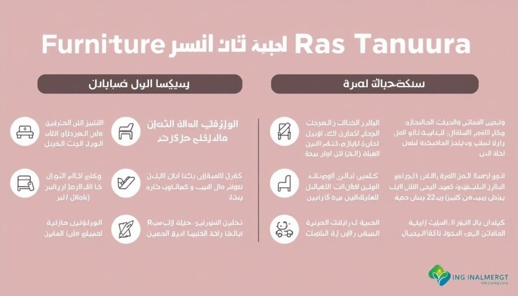 نصائح لنقل العفش من الجبيل إلى رأس تنورة