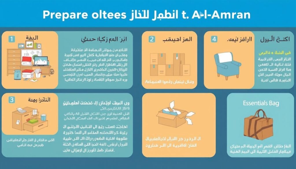 نصائح مهمة لتحضير العفش قبل نقله من الجبيل إلى العمران