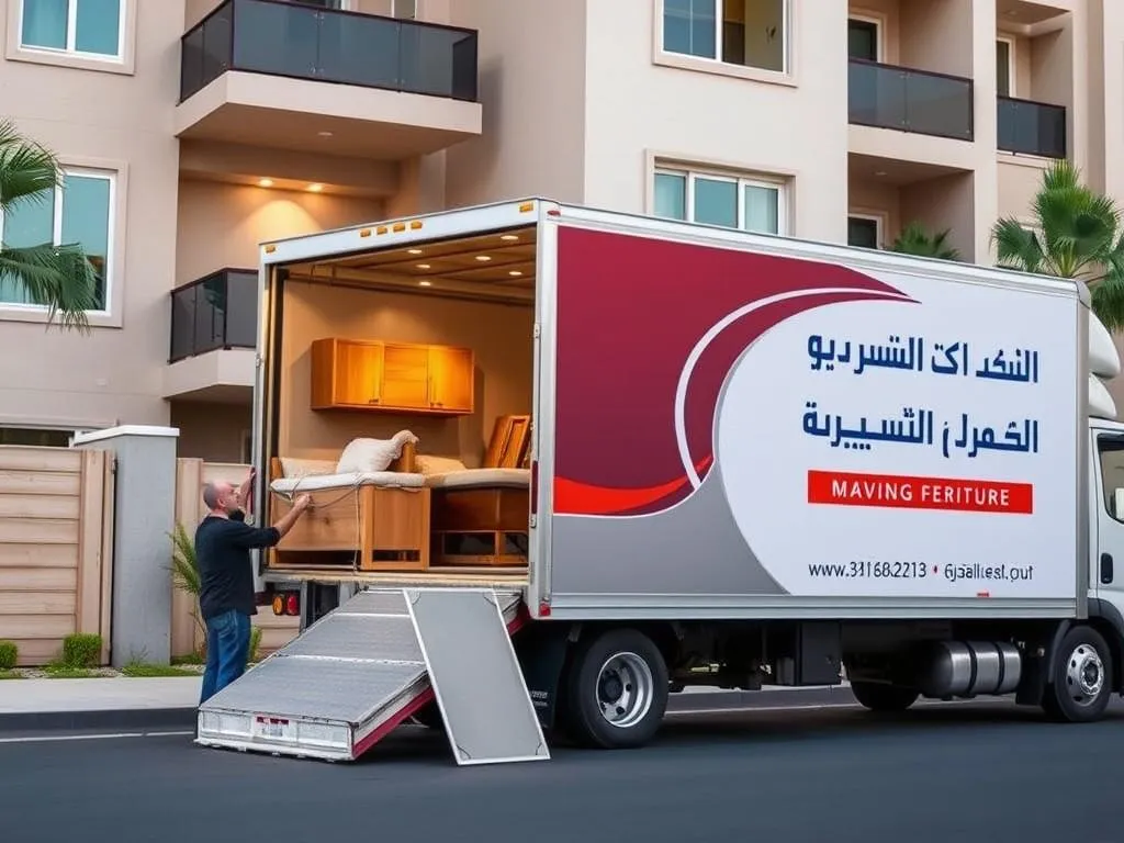 نقل آمن للأثاث داخل جدة مع الشركة العربية