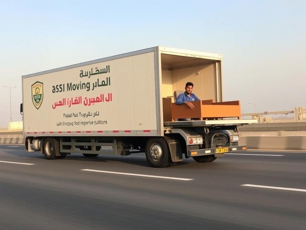 نقل آمن وسريع للعفش من الجبيل إلى الرميلة
