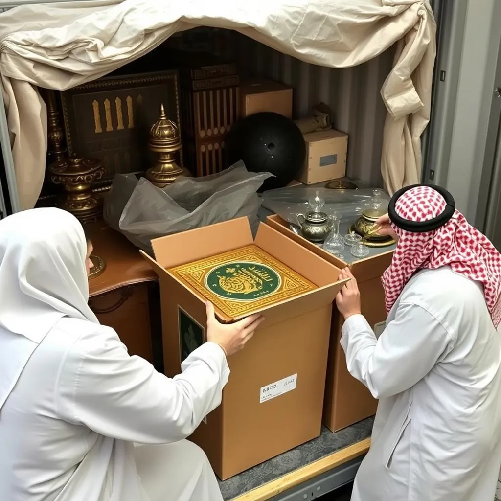 نقل التحف والأنتيكات من مكة إلى حي المشرفة جدة