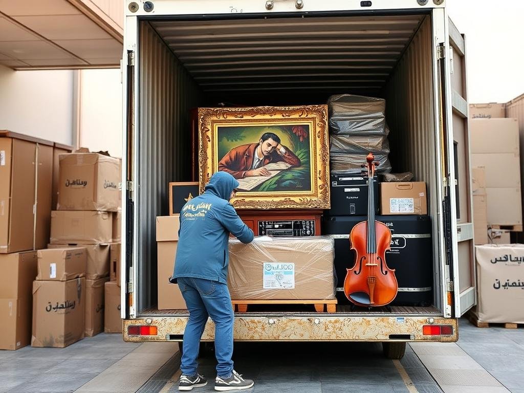 نقل القطع الثمينة والحساسة من الجبيل إلى رابغ