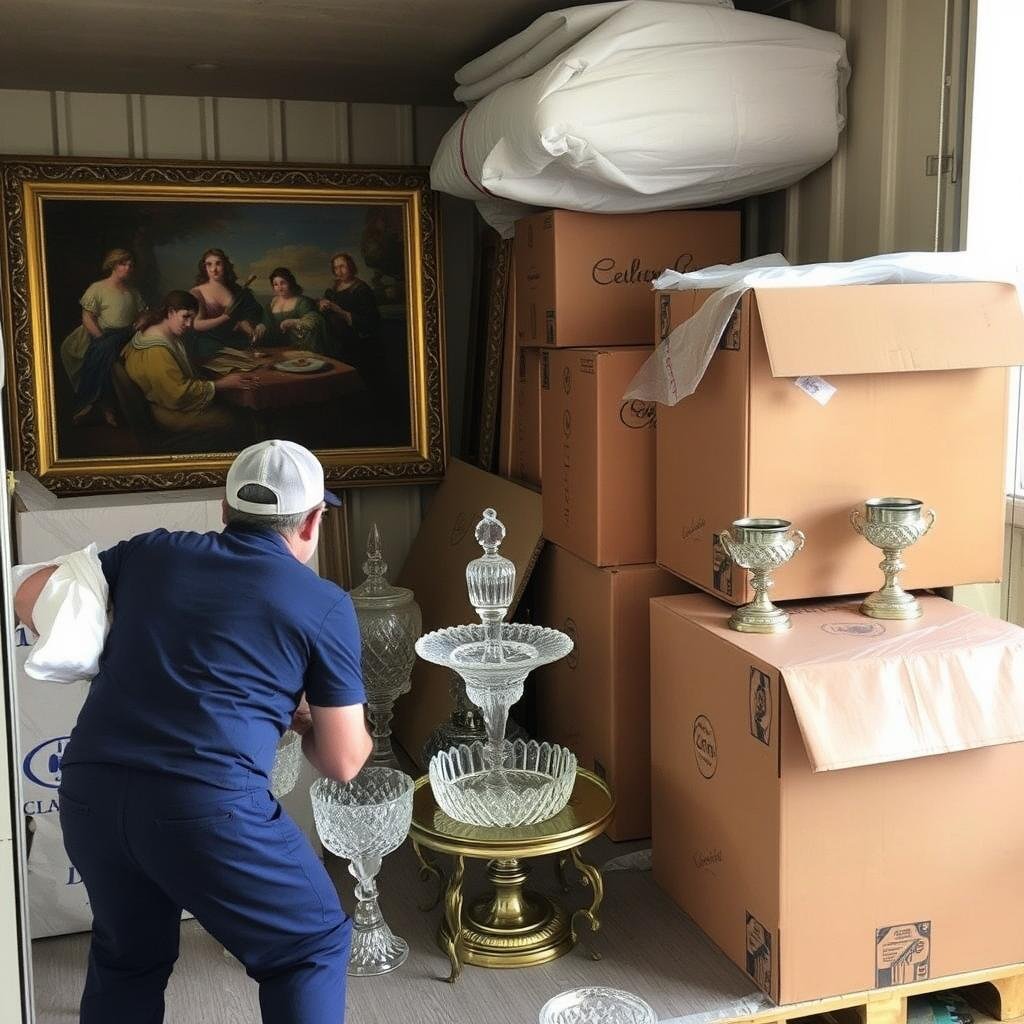 نقل المقتنيات الثمينة من الجبيل إلى ينبع