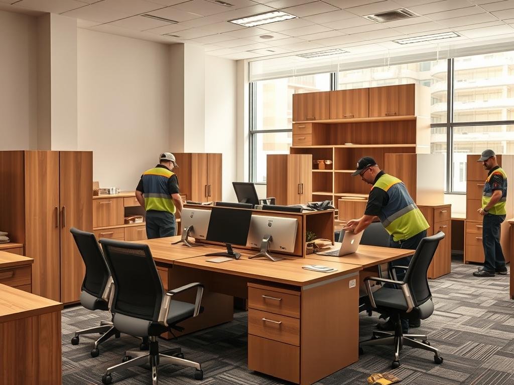 نقل المكاتب من الجبيل إلى مكة