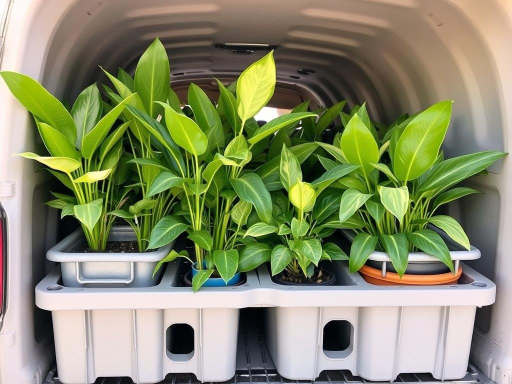 نقل النباتات المنزلية