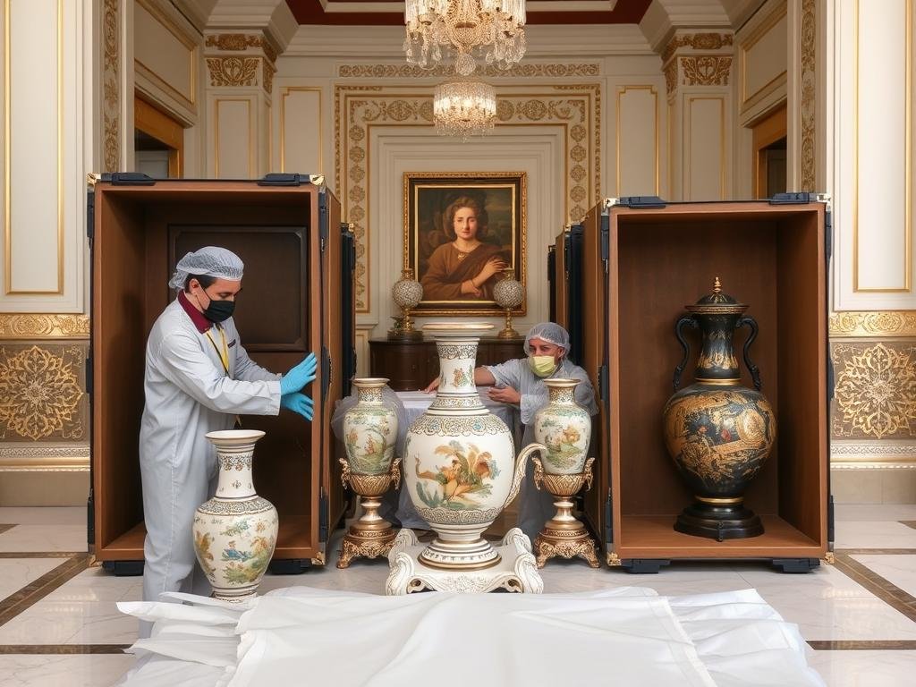 نقل تحف وأنتيكات في فلل جدة