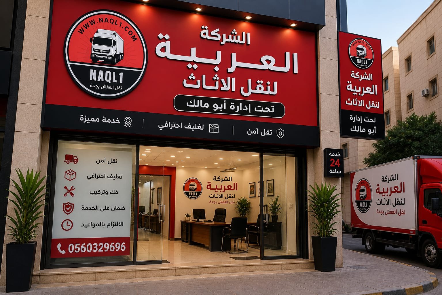أسعار نقل العفش في جدة | 0560329696