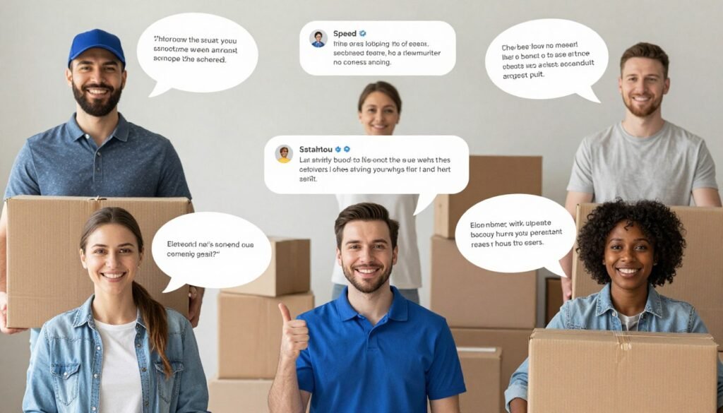 آراء العملاء في خدمة نقل عفش سريع وآمن