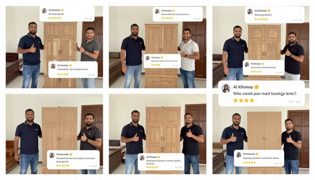 آراء وتقييمات العملاء لخدمات نقل العفش في الخبر