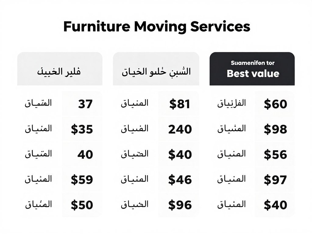 أسعار تنافسية لخدمات نقل عفش في الرياض مع عروض خاصة