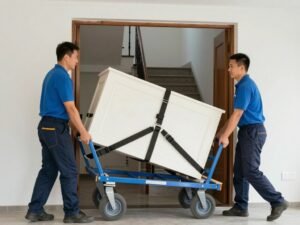 استخدام معدات متخصصة لنقل القطع الثقيلة استخدام معدات متخصصة لنقل القطع الثقيلة