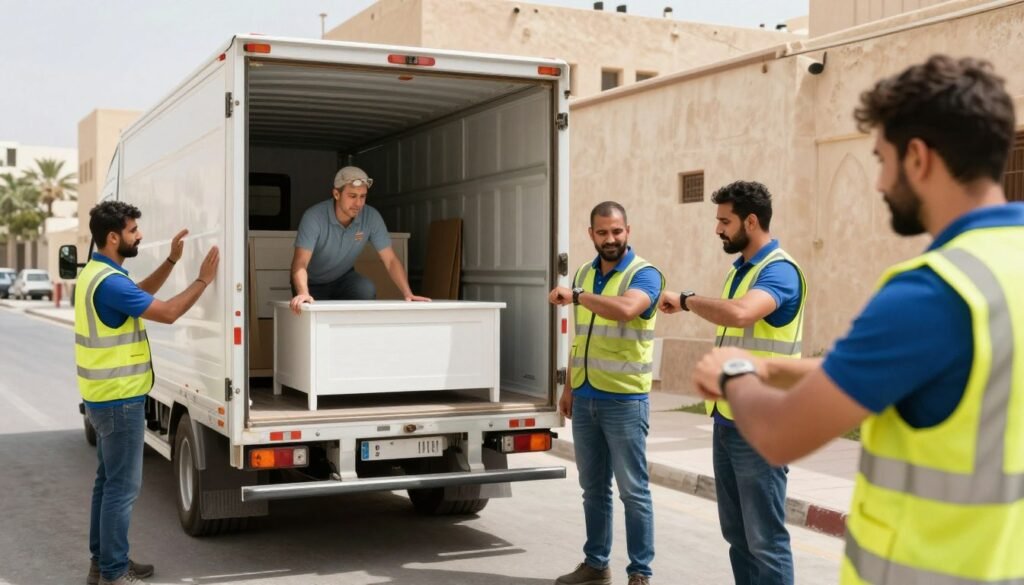 الالتزام بمواعيد نقل العفش في حي الأندلس جدة