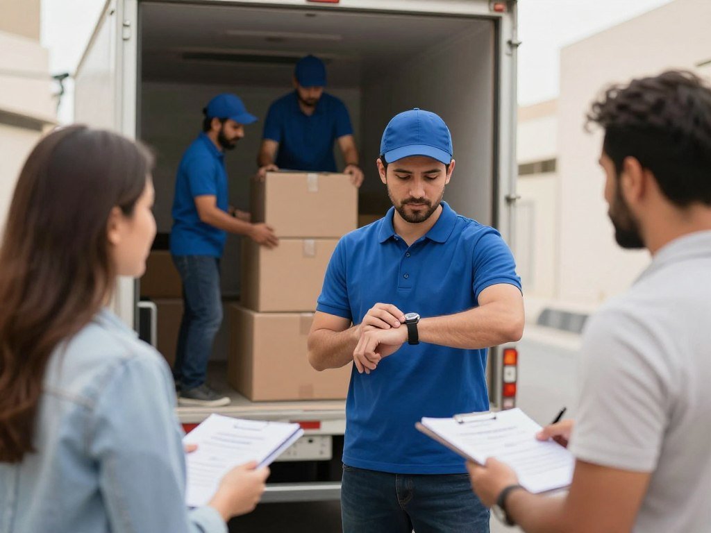الالتزام بمواعيد نقل العفش في حي البوادي جدة