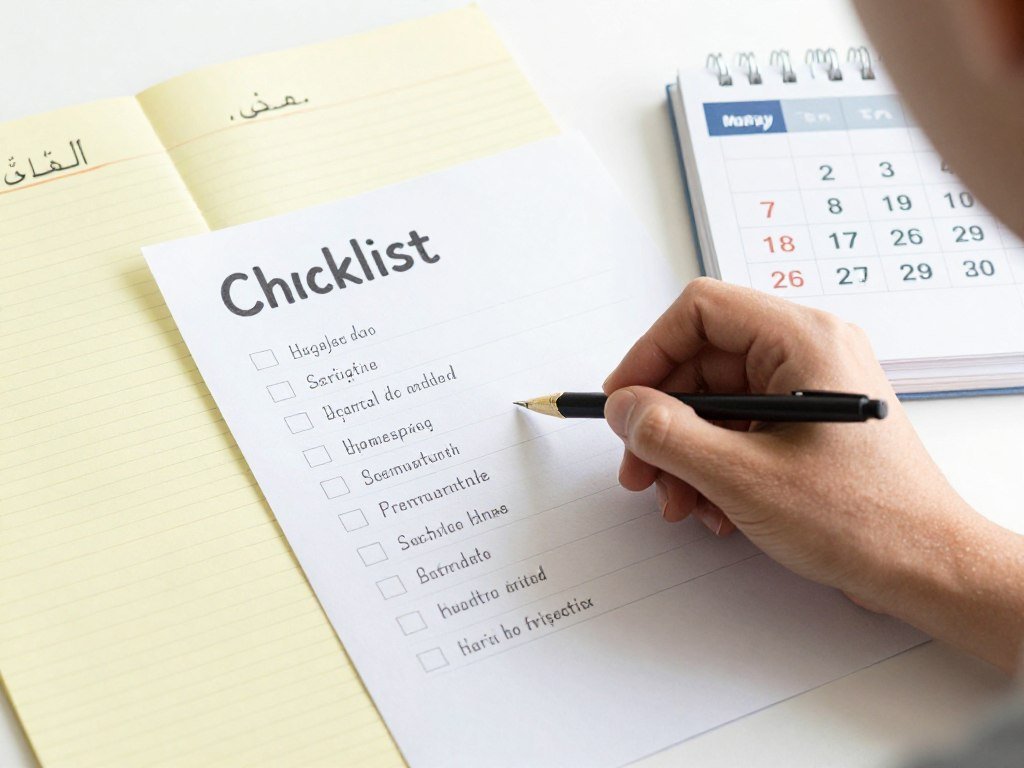 تخطيط وإعداد قائمة بالأثاث المراد نقله تخطيط وإعداد قائمة بالأثاث المراد نقله