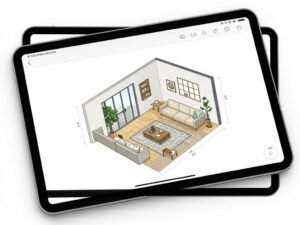 تطبيقات تخطيط المساحات لنقل الأثاث