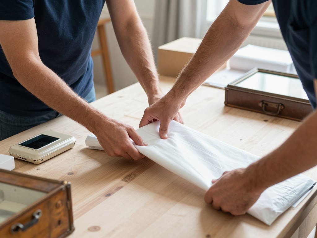 تغليف احترافي للقطع الثمينة والحساسة