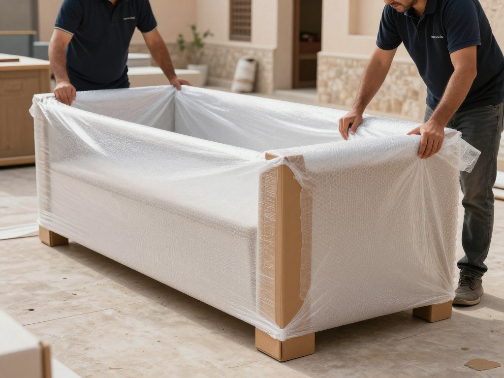 تغليف العفش بعناية في حي الأندلس جدة