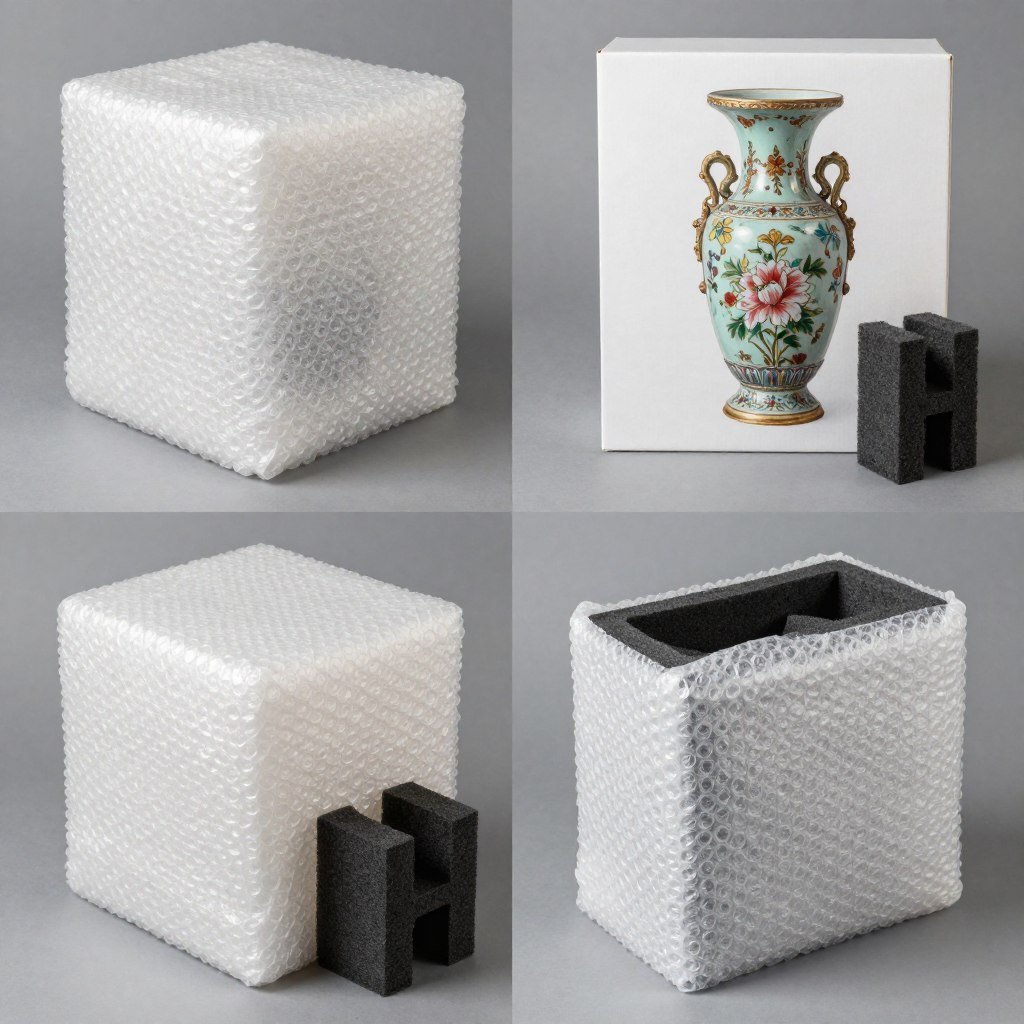 تغليف تحفة قيمة بطريقة احترافية للنقل الآمن تغليف تحفة قيمة بطريقة احترافية للنقل الآمن