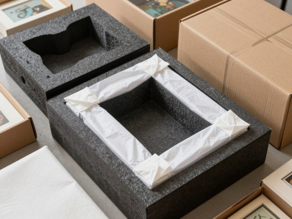 تغليف قطع فنية هشة للنقل الآمن بدون تلف تغليف قطع فنية هشة للنقل الآمن بدون تلف