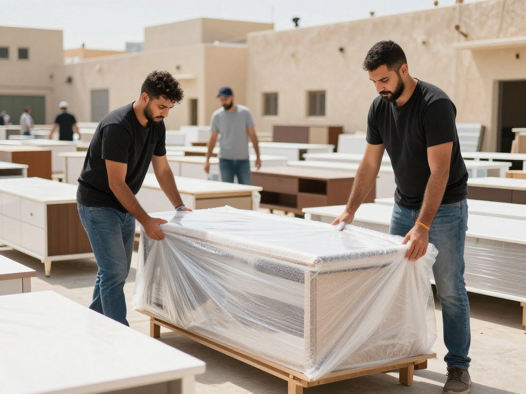 خدمة تغليف احترافية للأثاث في حي النهضة جدة