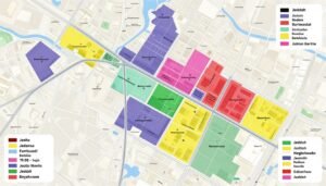 خريطة توضح أحياء جدة المختلفة وأسعار نقل العفش فيها خريطة توضح أحياء جدة المختلفة وأسعار نقل العفش فيها