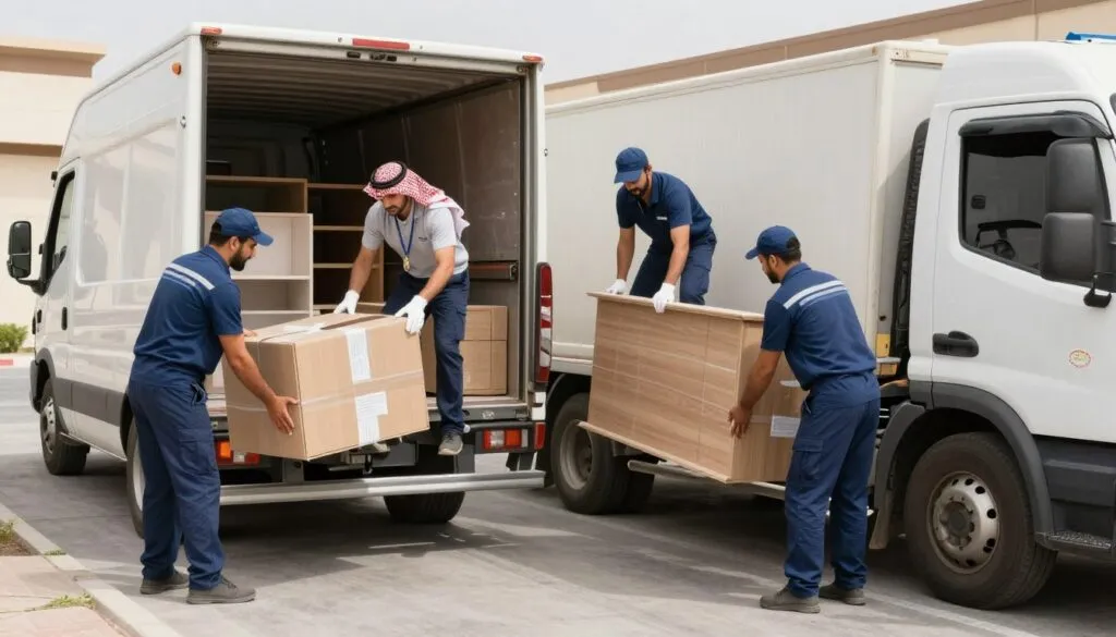 خطوات عملية نقل العفش مع شركة نقل عفش في السعودية