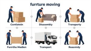 خطوات عملية نقل عفش احترافي وآمن خطوات عملية نقل عفش احترافي وآمن