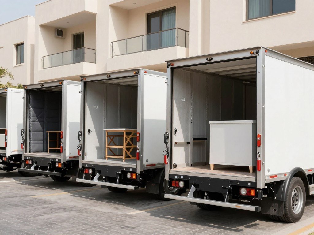 سيارات نقل عفش حديثة ومجهزة لنقل الأثاث بأمان في جدة