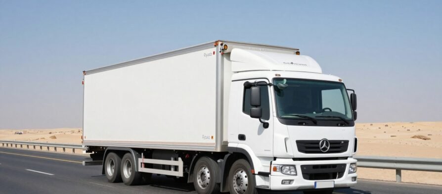 شاحنة نقل أثاث من الرياض إلى جدة على الطريق السريع