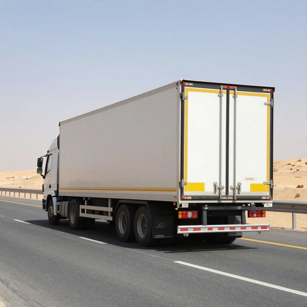 شاحنة نقل اثاث منازل على الطريق السريع بين المدن شاحنة نقل اثاث منازل على الطريق السريع بين المدن