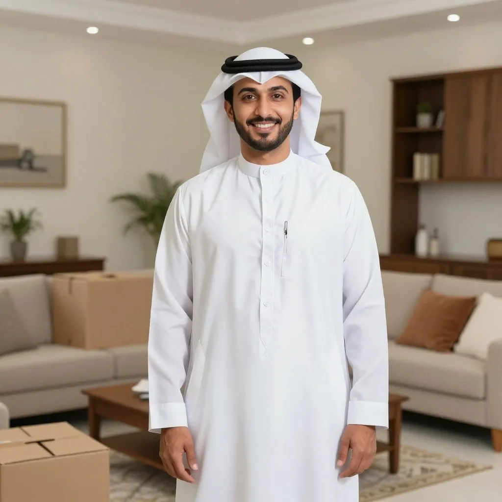 صورة لأحد عملاء خدمة نقل الأثاث من الرياض إلى جدة
