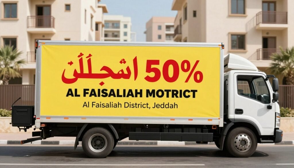 عروض خاصة لنقل العفش في حي الفيصلية جدة