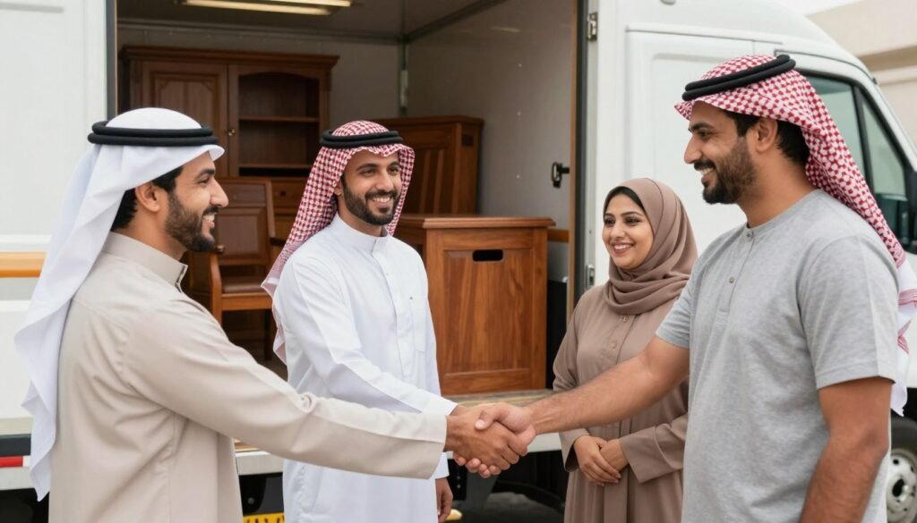 عملاء سعداء بخدمات شركة نقل عفش في السعودية